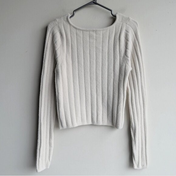 Aritzia Wilfred Hush Knit Hush Knit Long Sleeve Top Blouse - Picture 5 of 8